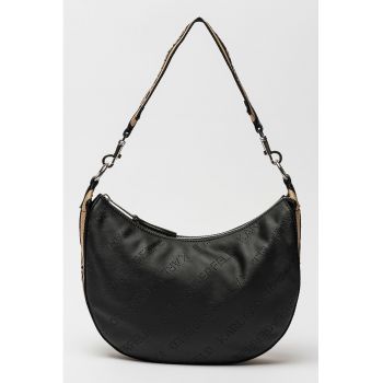 Geanta cu logo Moon - Negru