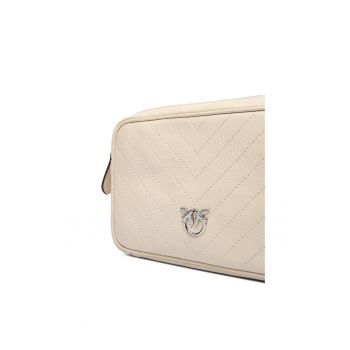 Geanta dama  Bianco Z14E Carrie Camera Bag - piele naturala - roz