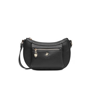 Geanta dama  neagra - model C-BHPC-L-017-08 - din material textil.