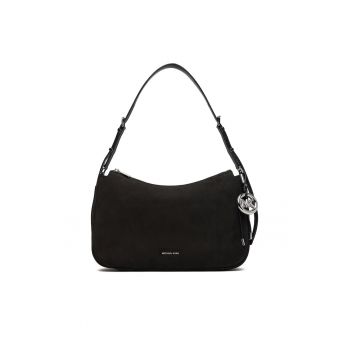 Geanta dama  Nolita - piele naturala - neagra - 30x25x10cm