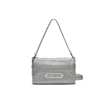 Geanta dama  satin/piele ecologica - argintiu - model JC4135PP1MLL196B