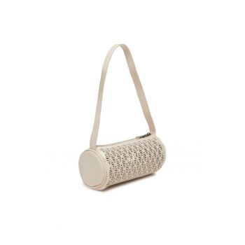 Geanta dama  WEN-05 - ecru - din tesatura