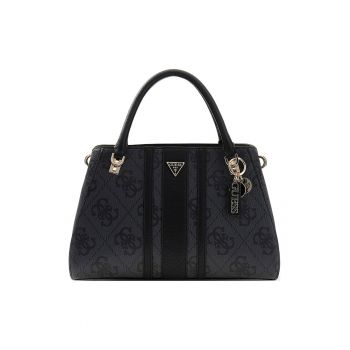 Geanta de mana cu model monograma Noella II Luxury - Gri antracit