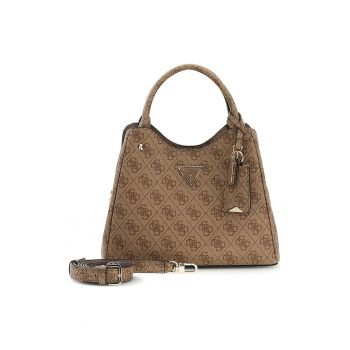 Geanta de umar cu model monograma Meridian II - Caramel