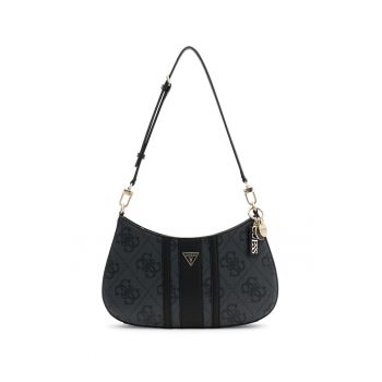 Geanta de umar cu model monograma Noelle - Gri antracit