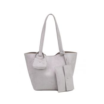 Geanta de umar Edera Plus - Gri deschis