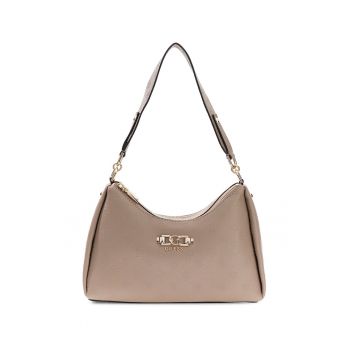 Geanta din piele ecologica cu bareta de umar Anise - Maro taupe