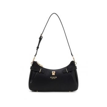 Geanta din piele ecologica cu bareta de umar Yesba - Negru