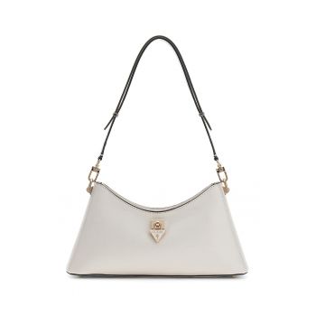 Geanta din piele ecologica cu bareta detasabila de umar Patsie - Alb murdar