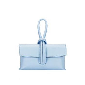 Geanta mica albastru deschis din piele naturala 1732 123 19833 - Albastru