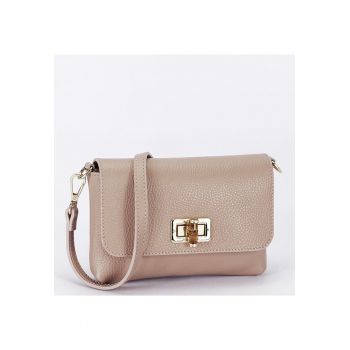 Geanta mica roz din piele naturala 2052 06 19851 - Roz