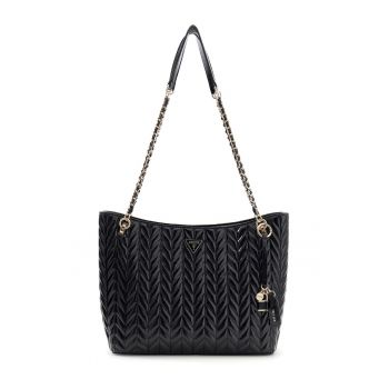 Geanta shopper cu bareta din lant Cheryl 2 - Negru