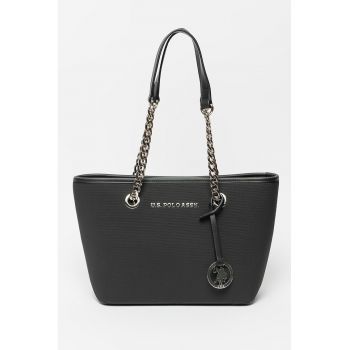 Geanta shopper cu barete din lant