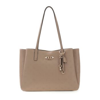 Geanta shopper de piele ecologica Anise - Maro taupe