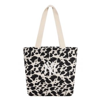 Geanta tote din material jacquard NY Yankees MLB - Negru/Bej deschis