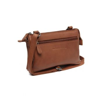 Geanta umar dama piele naturala - 1.2 litri - Osaka - - Coniac