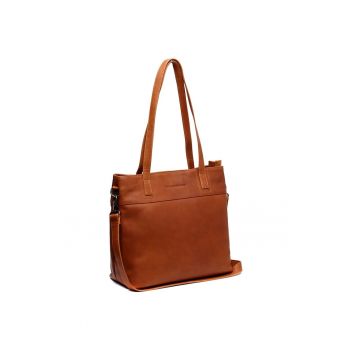 Geanta umar dama piele naturala - 12.1 litri - Nola - - Coniac