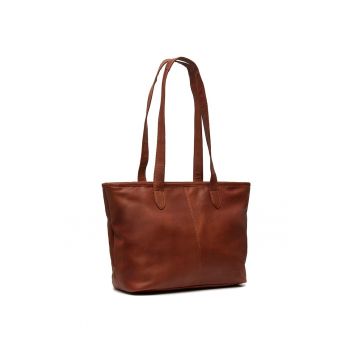 Geanta umar dama piele naturala - 16.3 litri - Monza - - Coniac