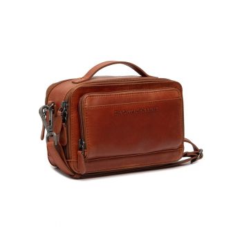 Geanta umar dama piele naturala - 2.2 litri - Rovon - - Coniac