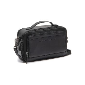 Geanta umar dama piele naturala - 2.2 litri - Rovon - - Negru