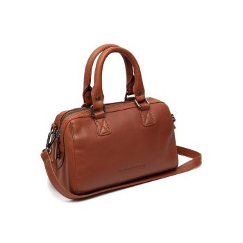 Geanta umar dama piele naturala - 4.4 litri - Dalford - - Coniac