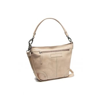 Geanta umar dama piele naturala - 6.8 litri - Lucy - - Bej