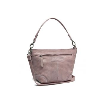 Geanta umar dama piele naturala - 6.8 litri - Lucy - - Lila pal