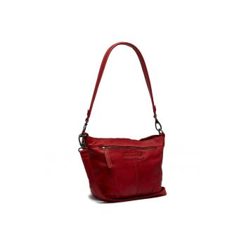 Geanta umar dama piele naturala - 6.8 litri - Lucy - - Rosu