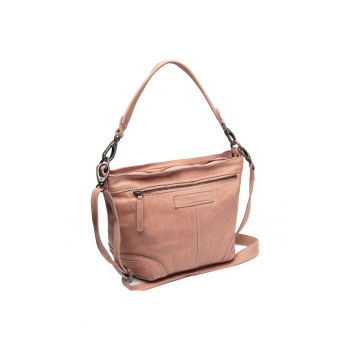 Geanta umar dama piele naturala - 6.8 litri - Lucy - - Roz pal