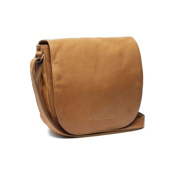 Geanta umar dama piele naturala - 6 litri - Millie - - Coniac