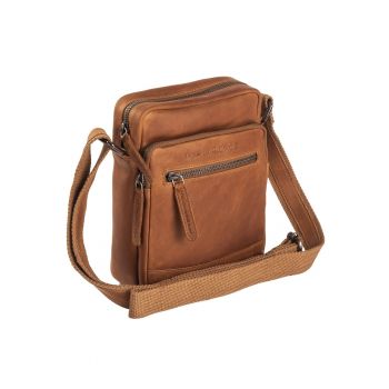 Geanta umar unisex piele naturala - 1.7 litri - Birmingham - - Coniac