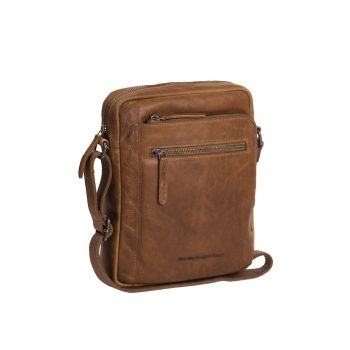 Geanta umar unisex piele naturala - 4.3 litri - Dessau - - Coniac