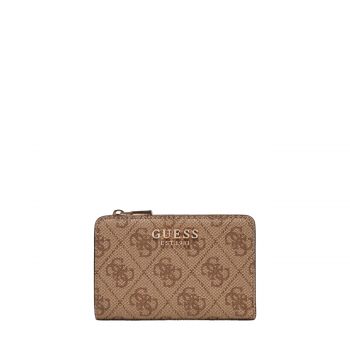 Laurel 4g logo card holder latte