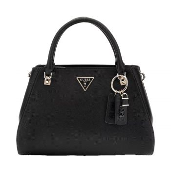 Noelle saffiano handbag black