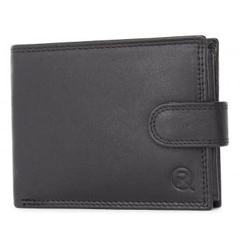 Portofel barbati Ronno, Iacov PT1478, piele naturala, Negru