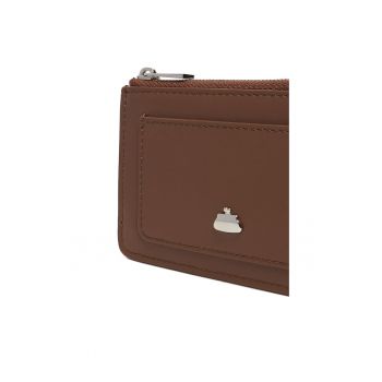 Portofel dama  etui na karty - culoare brown - dimensiuni universale