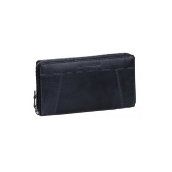 Portofel dama piele naturala - Havana - - Bleumarin