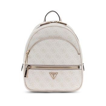 Rucsac mic cu model monograma Manhattan II - Gri deschis