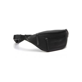 Borseta barbati piele naturala - 2.5 litri - Brana - - Negru