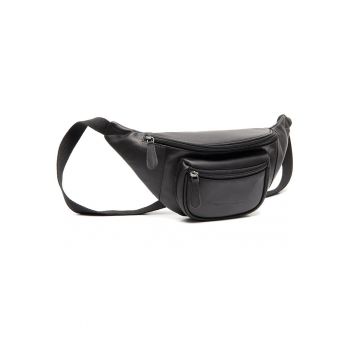 Borseta barbati piele naturala coniac - Vernio - - Negru