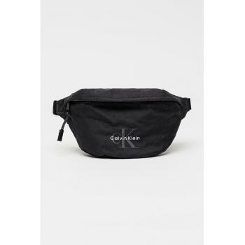 Borseta cu logo brodat - Negru