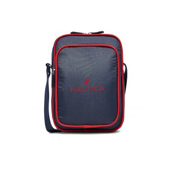 Geanta barbati -  model C-NTC-M-002-08 - culoare granat - material textil