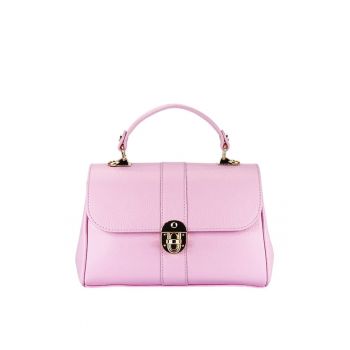 Geanta barbie roz din piele naturala 1724 132 19923 - Roz