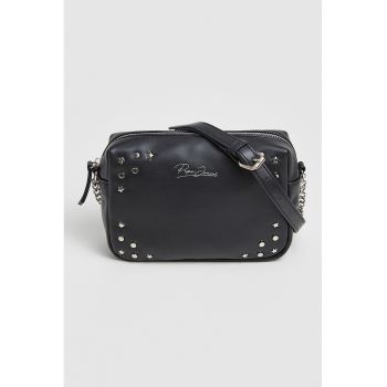 Geanta crossbody de piele ecologica Alesha - Negru