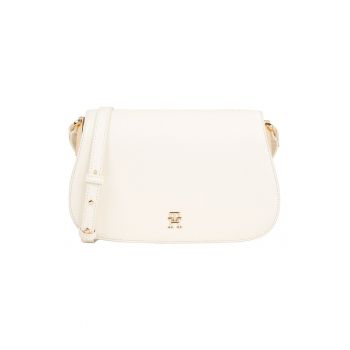 Geanta crossbody de piele ecologica Spring Chic - Crem