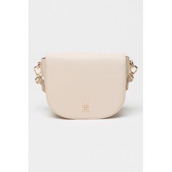 Geanta crossbody din piele ecologica - Bej deschis