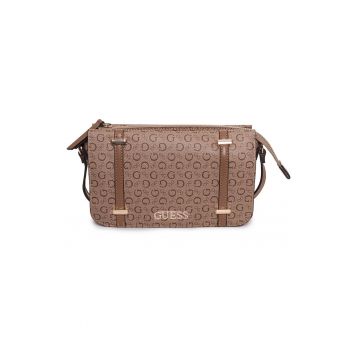 Geanta crossbody fin piele ecologica - Maro