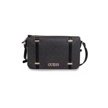 Geanta crossbody fin piele ecologica - Negru