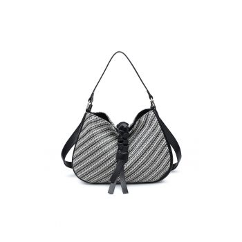 Geanta cu bareta detasabila de umar Estrade - Negru