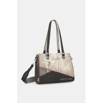 Geanta dama 42812 275 - Negru/Gri - Universal